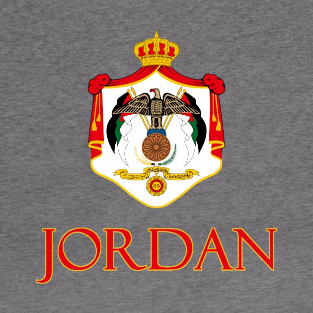 Jordan - Jordanian Coat of Arms Design by Naves